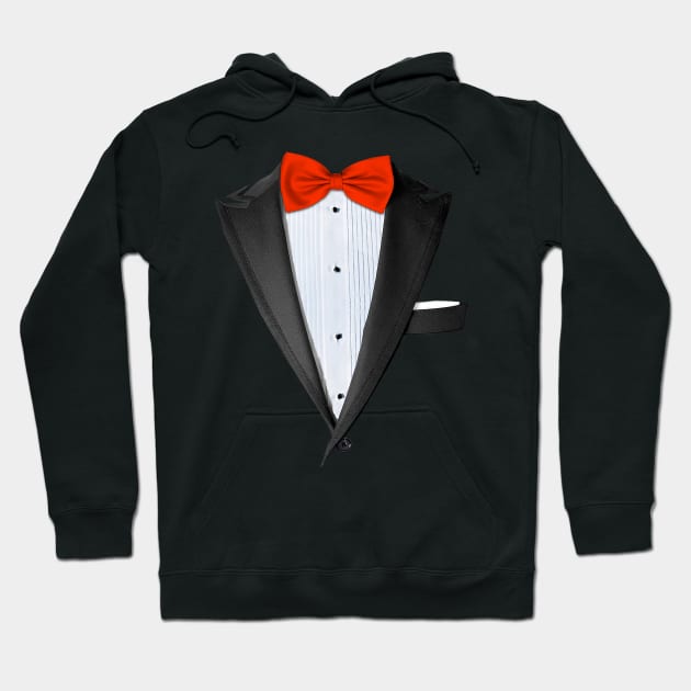 Realistic Tuxedo T-shirt Costume Graphic Hoodie by ChattanoogaTshirt